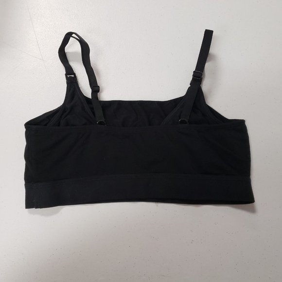 Storq Womens Black Pumping Nursing Bra Size 2 Modal Blend Pullover Maternity - Picture 2 of 8